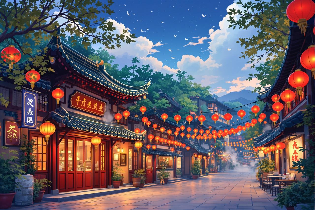 樱桃魔改短剧 - 成都宽窄巷子《烟火锦城》品牌联名 樱桃魔改短剧成功案例 - 成都宽窄巷子《烟火锦城》品牌联名